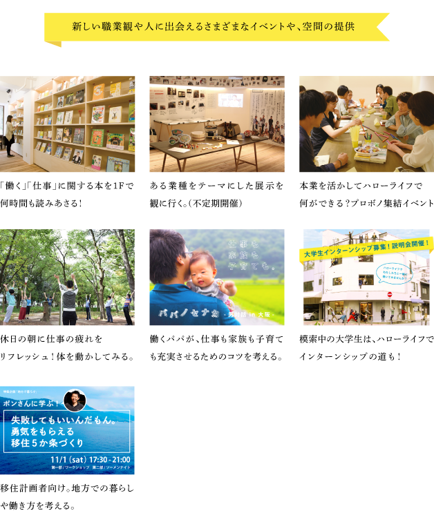 「働く」について学びたい場合の事例